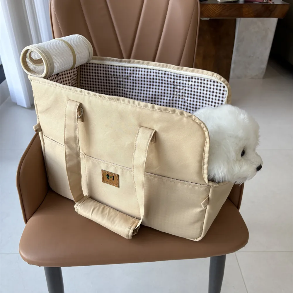 Portable PetCat ShoulderHandbag PetDog Carrier Bag Car Seat Nonslip Dog Carriers Safe Pet Products Cat Carrier Small Dog Handbag