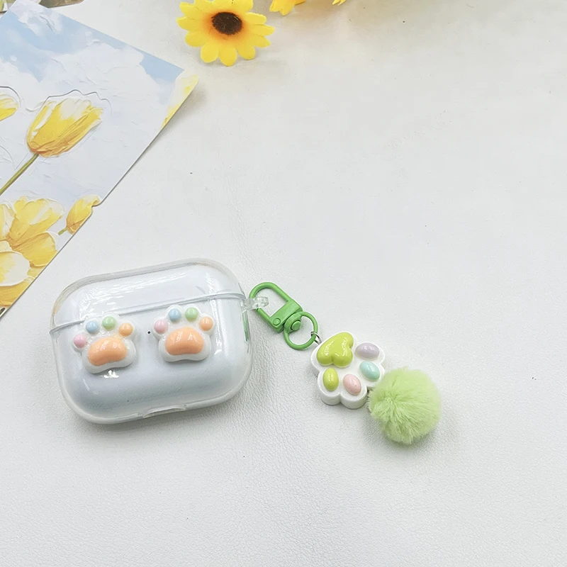 cartoon cute pendant Case for SoundPEATS Air 4 pro /Air3 Pro /air3Deluxehs Silicone earphone Cover for SoundPEATS Air3 cover