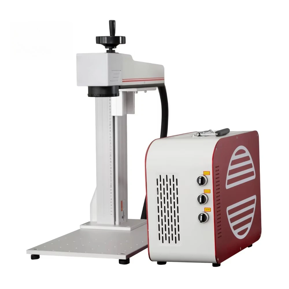 Split Fiber Laser Marking Machine 20W 30W 50W for Metal