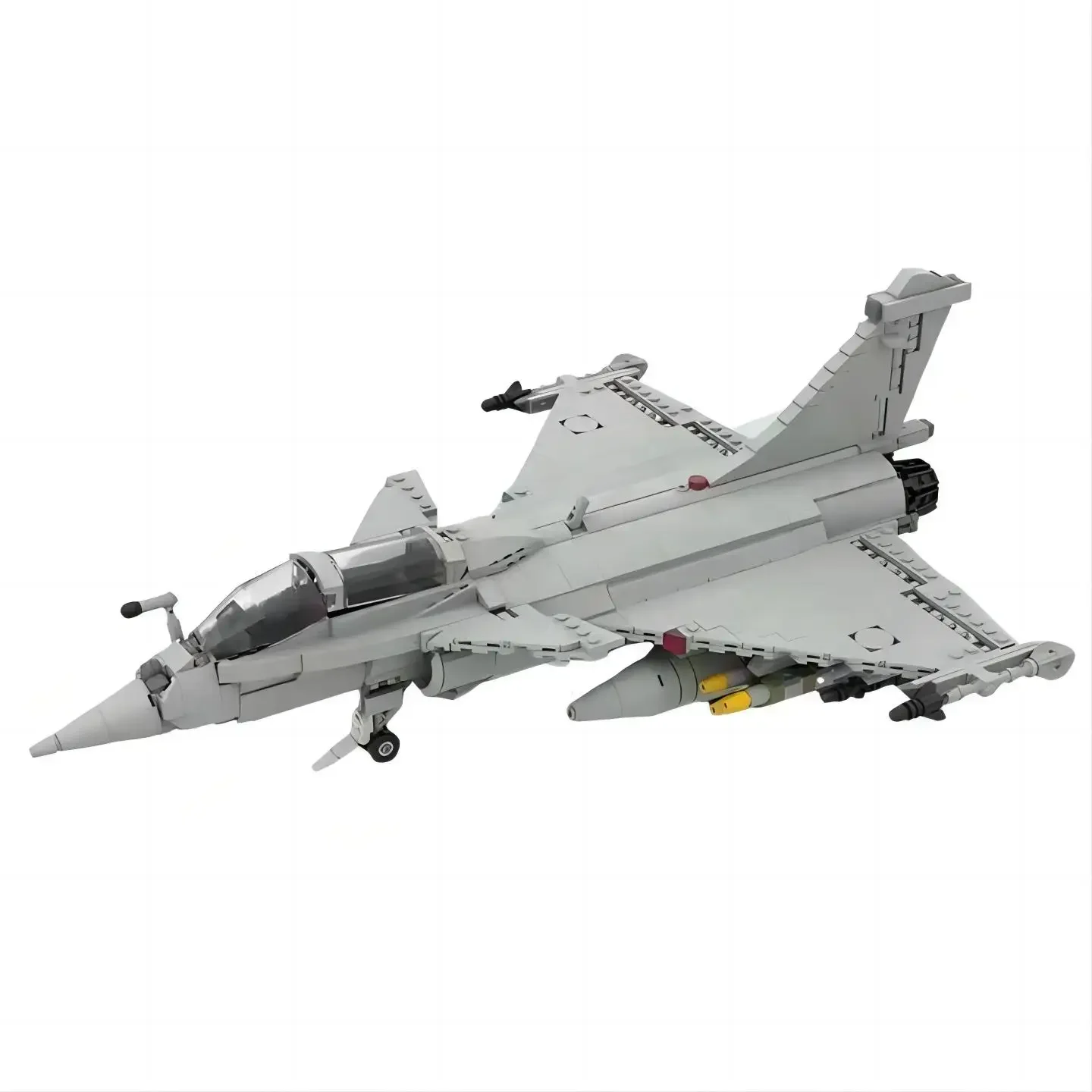 

MOC Building Blocks Dassault Rafale M 1/35 Scale Model DIY Assemble Bricks Aircraft Educational Collection Toys Gifts 1082PCS