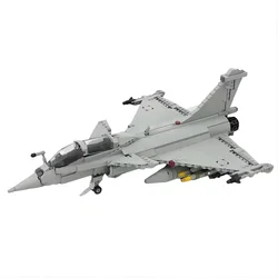 MOC Building Blocks Dassault Rafale M 1/35 Scale Model DIY Assemble Bricks Aircraft Educational Collection Toys Gifts 1082PCS