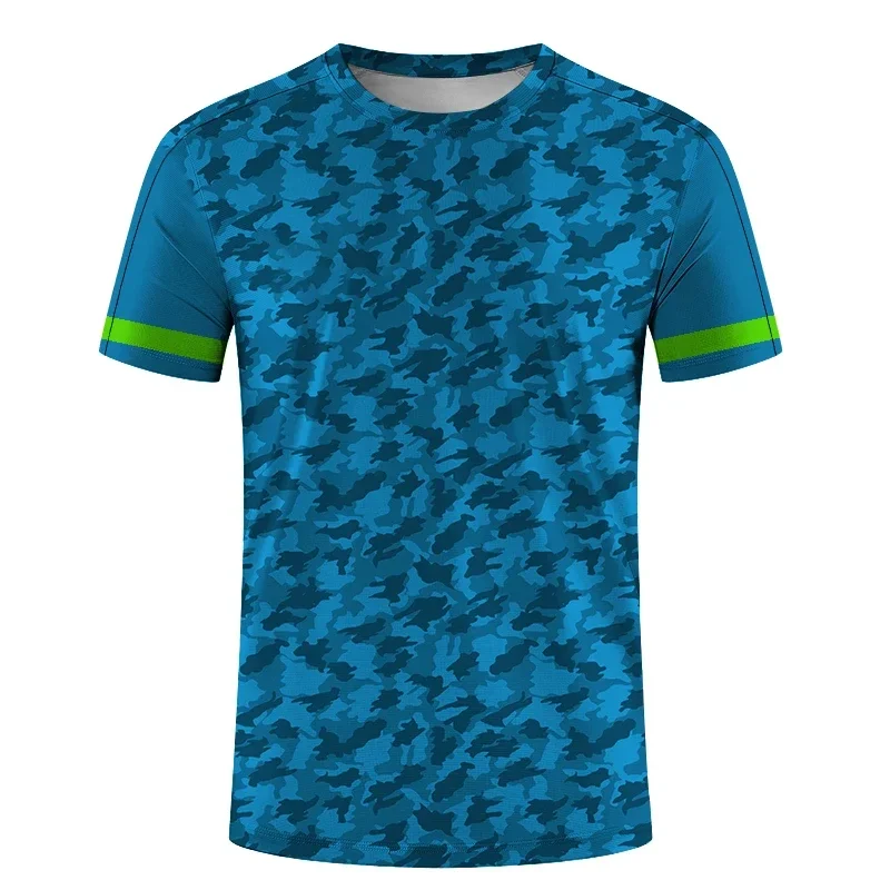 Outdoor Sports Events Training Clothing Badminton Motion Men's T Shirt Oversized Short Sleeve Tracksuit Casual Round Neck Tops