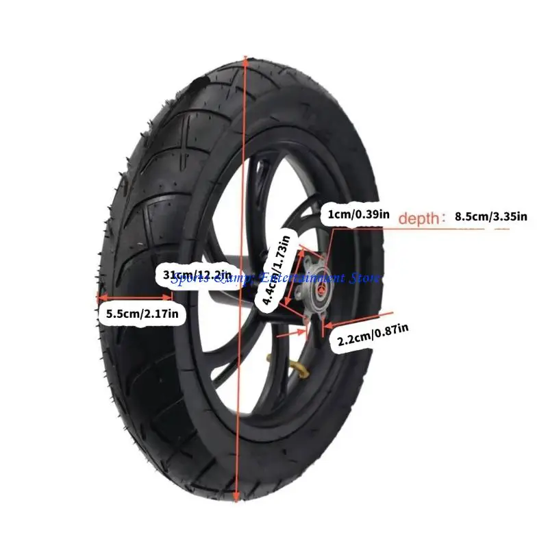 G7NF Rollerrad Leichtes aufblasbares Rad Aluminiumlegierungen Scheibenbremsfelgen – Detail 6