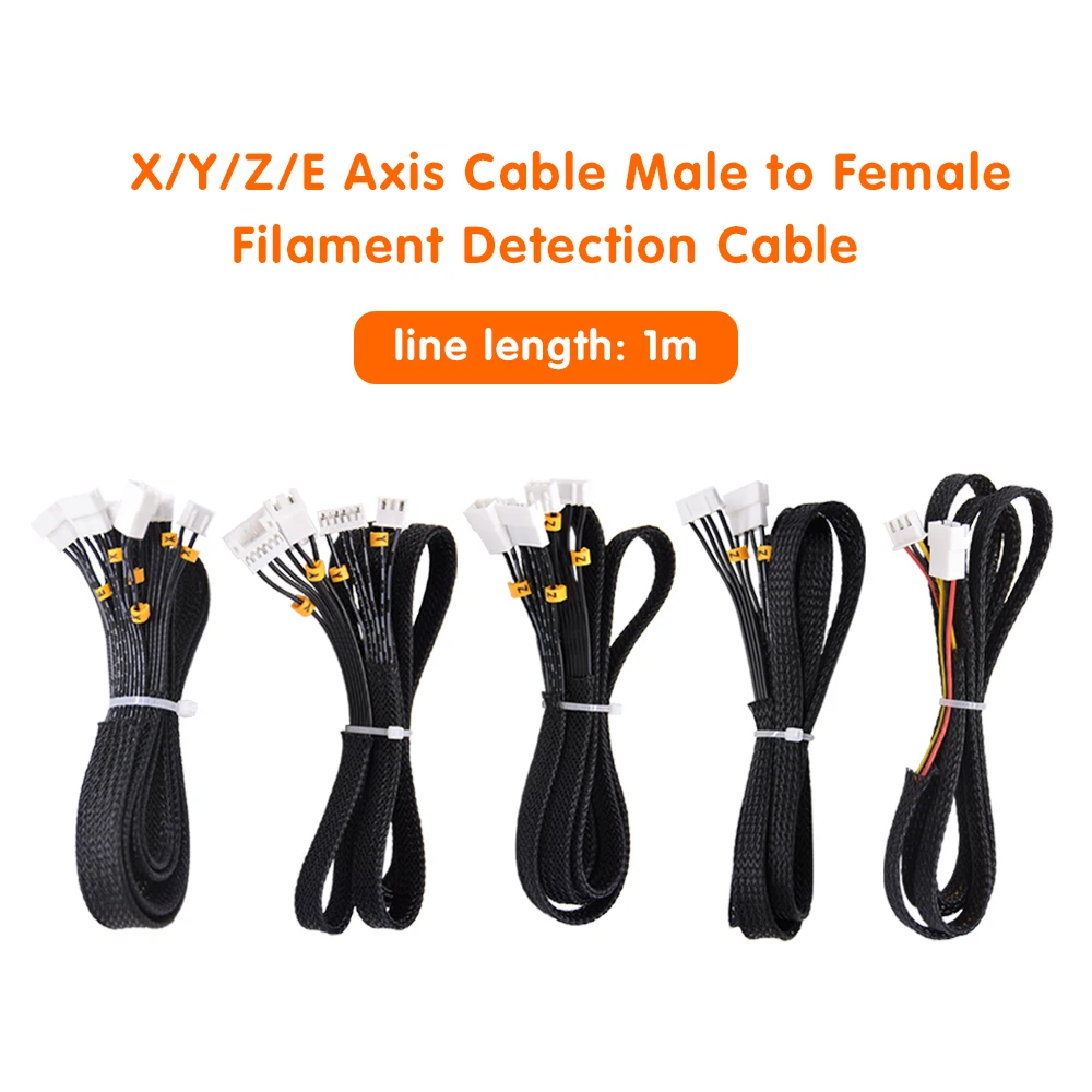 

3D Printer X/Y/Z/E Axis Stepper Motor Limit Switch Extension Cable Filament Detection Cable For Ender 3/ Ender 3 V2/CR10 S/S4/S5