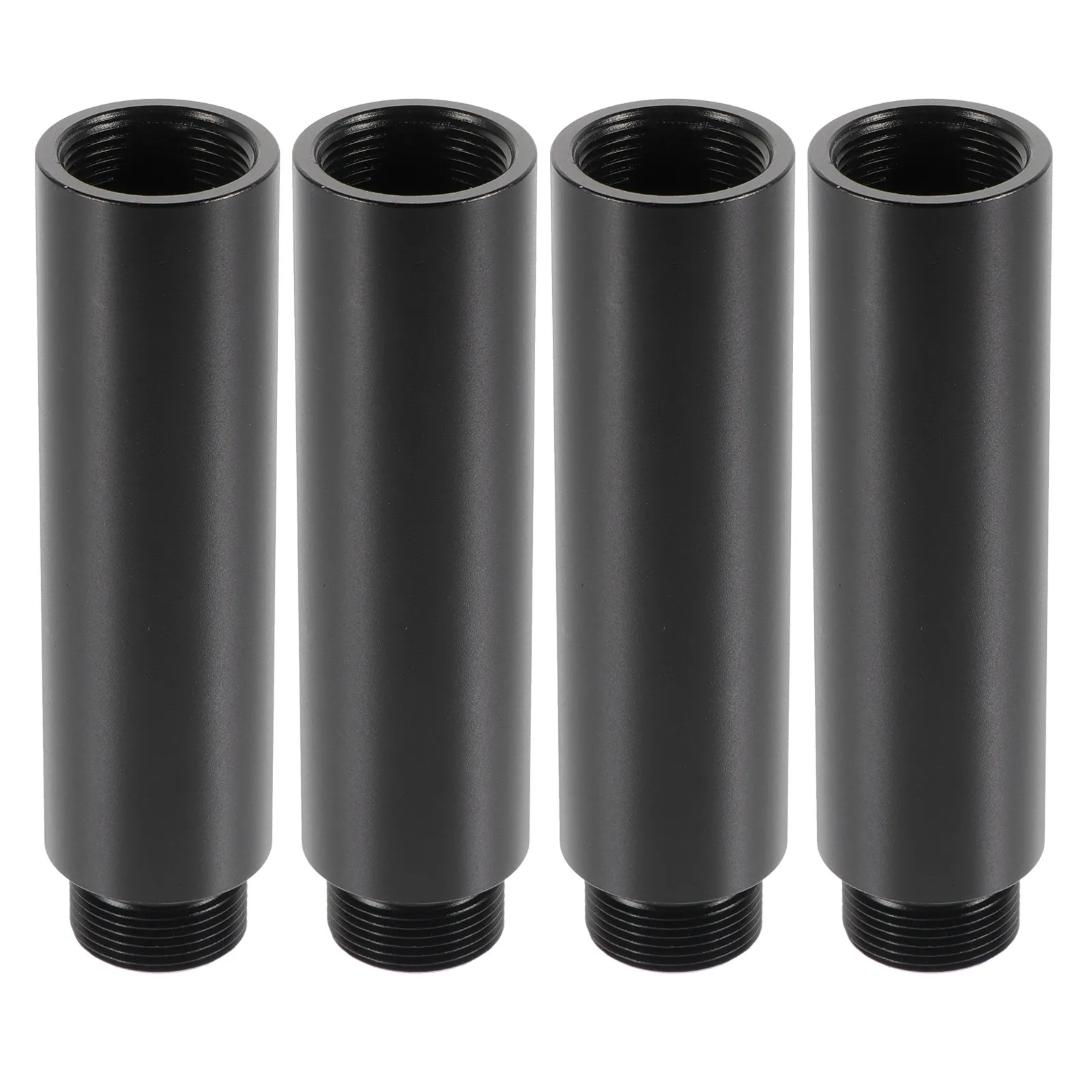 4 Pcs Mic Stand Microphone Arm Support Extension Tube Extended Extender Holder Rod for