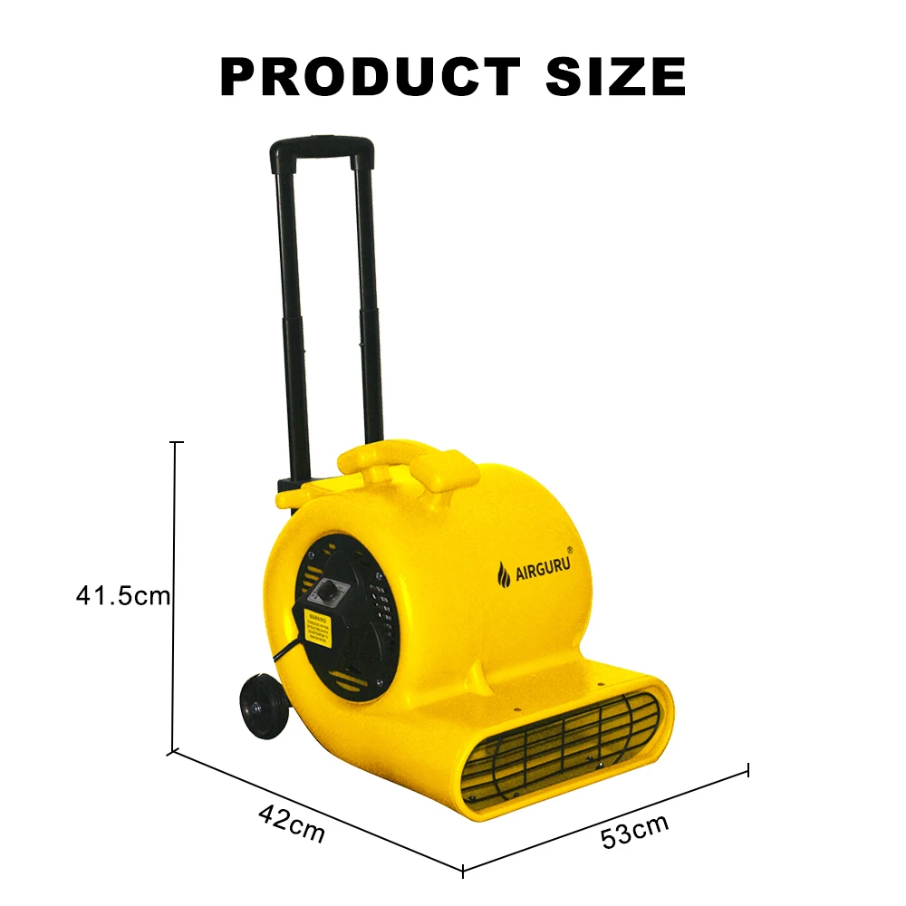 Energy-Efficient AP120005 Carpet Blower Dryer Waterproof Floor Dryer for Post-Flood Deep Cleaning AC Powered Dries Fast