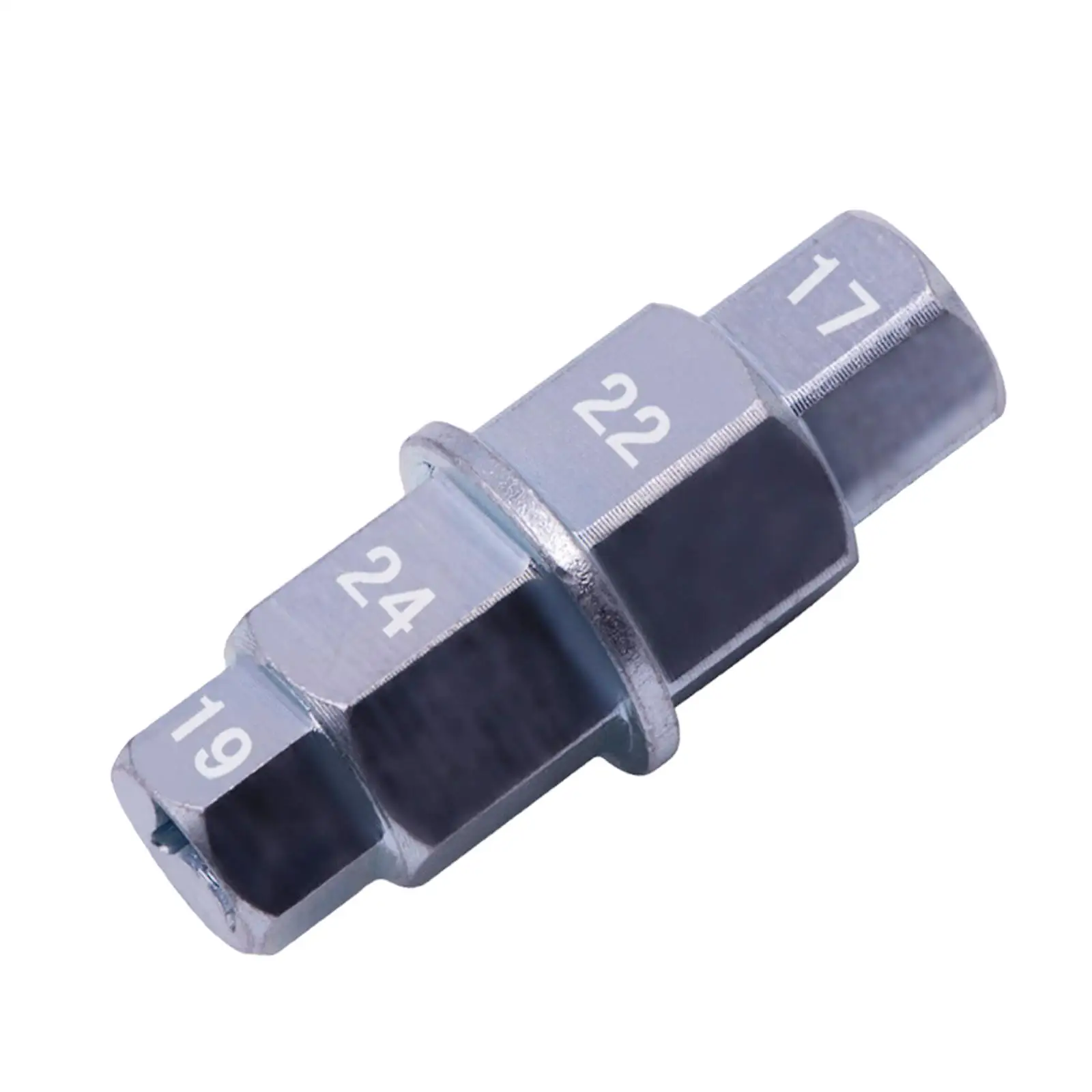 

Motorcycle Spindle Key Wrench 17/19/22/24mm Professional Sturdy Multipurpose Accessory Removal Tool Spindle Adapter