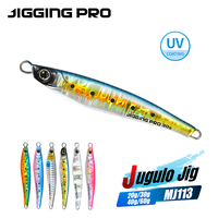 JIGGING PRO Jugulo Jig 20g 30g 40g 60g Casting Jig Shore Metal Jig Lure Saltwater Fishing Tackle