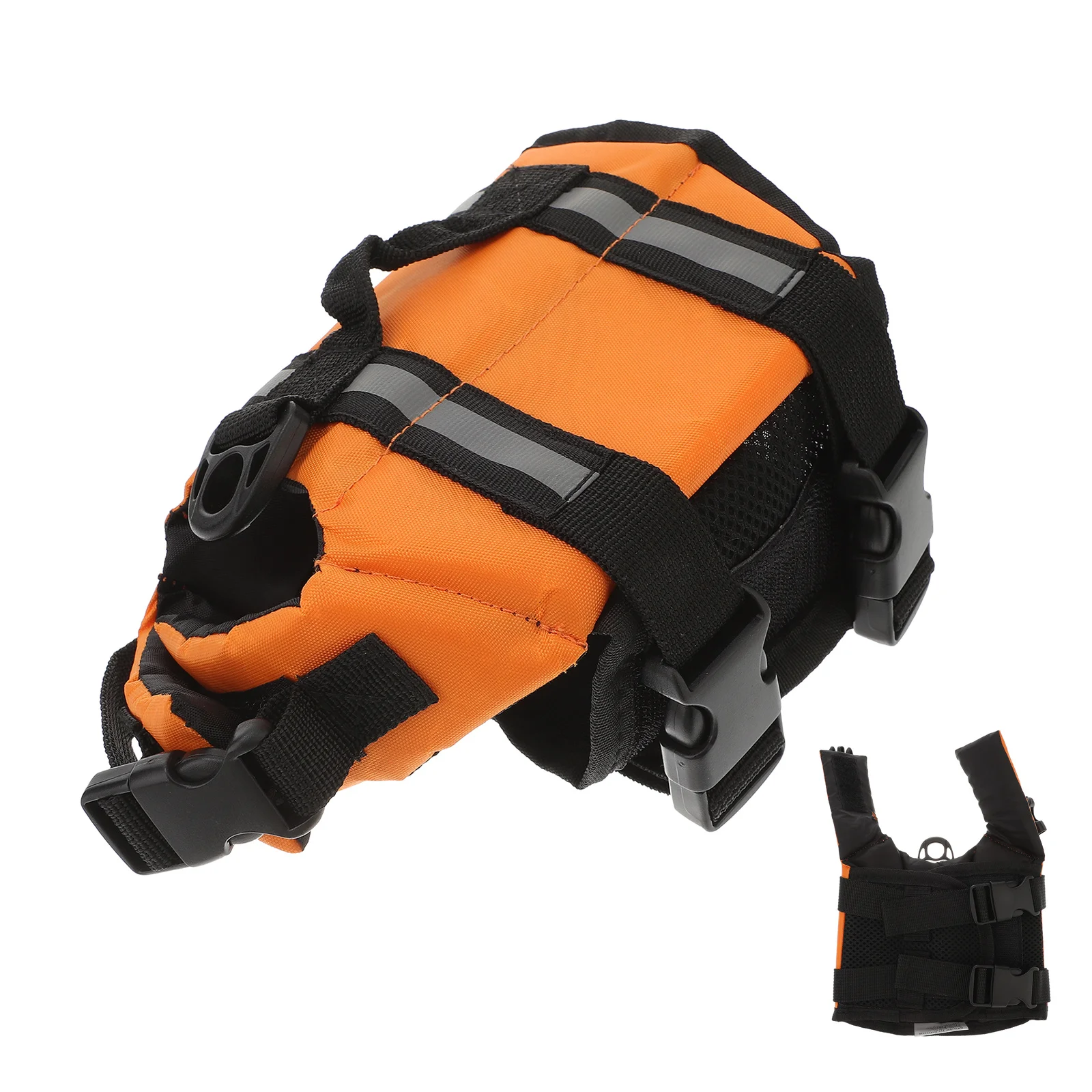 

Preserver Buoyancy Vest Puppy Pet Swimming Safety Gear Quick Release Buckles D Ring Grab Handle High Visibility