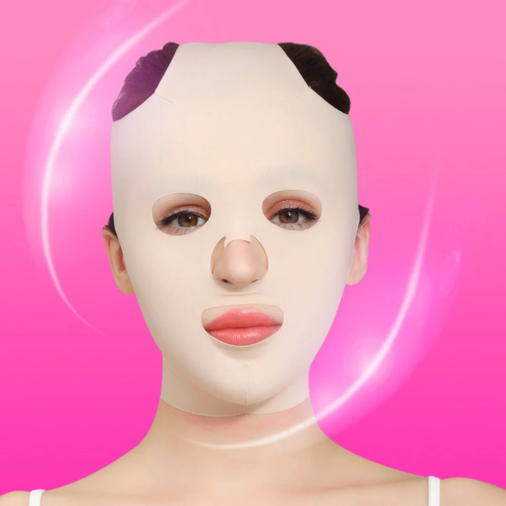 Double‑Chin Reducer Face Slimming Bandage Breathable V‑Line  Up Belt Shaping Double‑Chin Reducer V‑Line  Up Belt