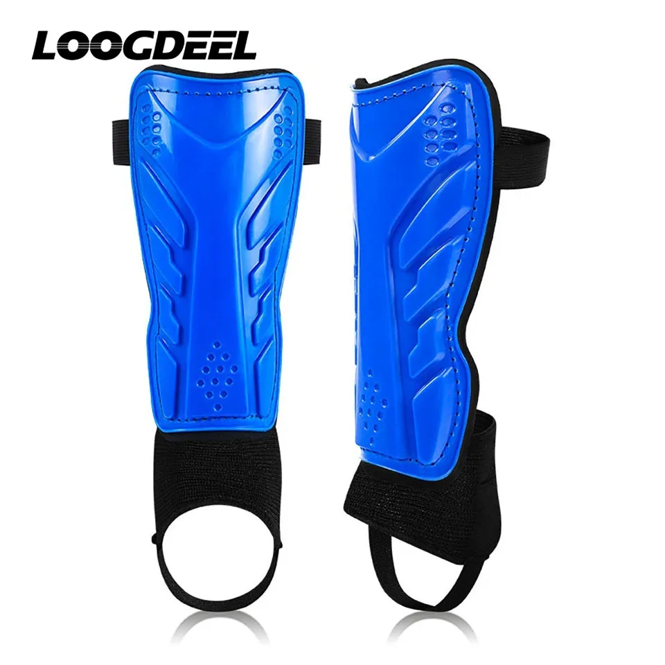 Loogdeel Soccer Shin Guards for Kids Youth - Protective Soccer Equipment for Boys Girls - Adults Men Women Soccer Shin Guards