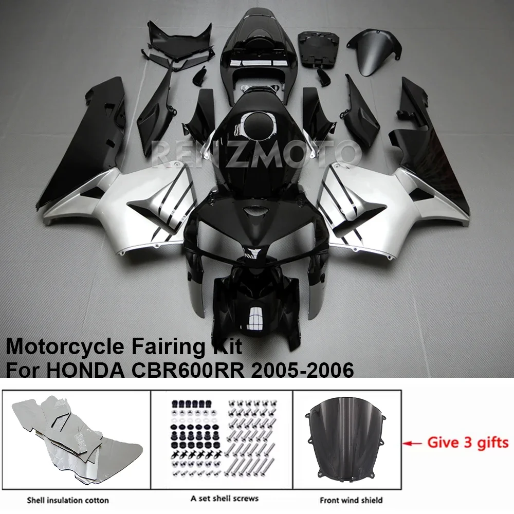 Motorcycle Fairing Injection Bodywork Set Decorative Body Kit Plastic For HONDA CBR600RR CBR600 CBR 600 RR 2005 2006 Accessories