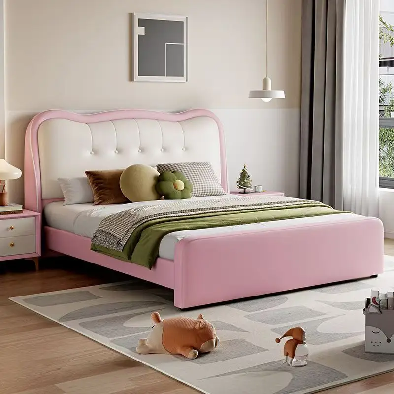 

！@Latest Design Excellent Quality Wooden Single Beds with Nightstands for Children Cheap Kids Bed