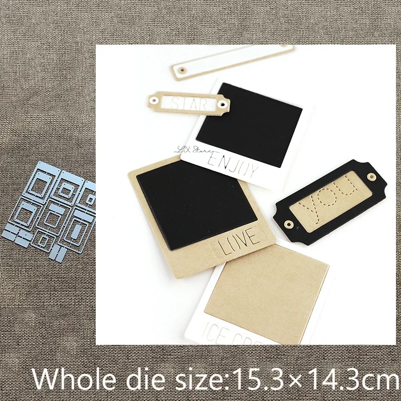 

XLDesign Металлические вырубные штампы для творчества, трафареты для декора фоторамок, скрапбукинга, альбомов, бумажных открыток, тиснения и вырезания