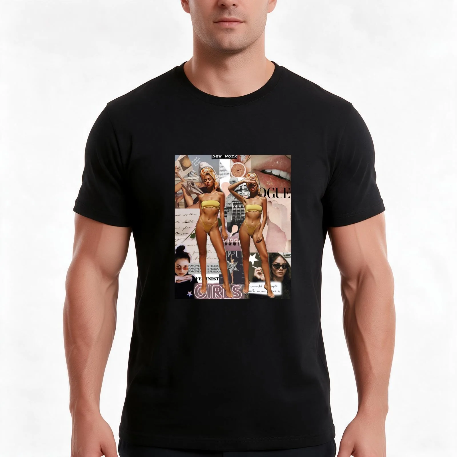SUMMER ISSUE - Cindy Kimberly T-Shirt, Summer Casual Cotton Tee, Oversized Streetwear Tops, Vintage Graphic Print, 100% Cotton
