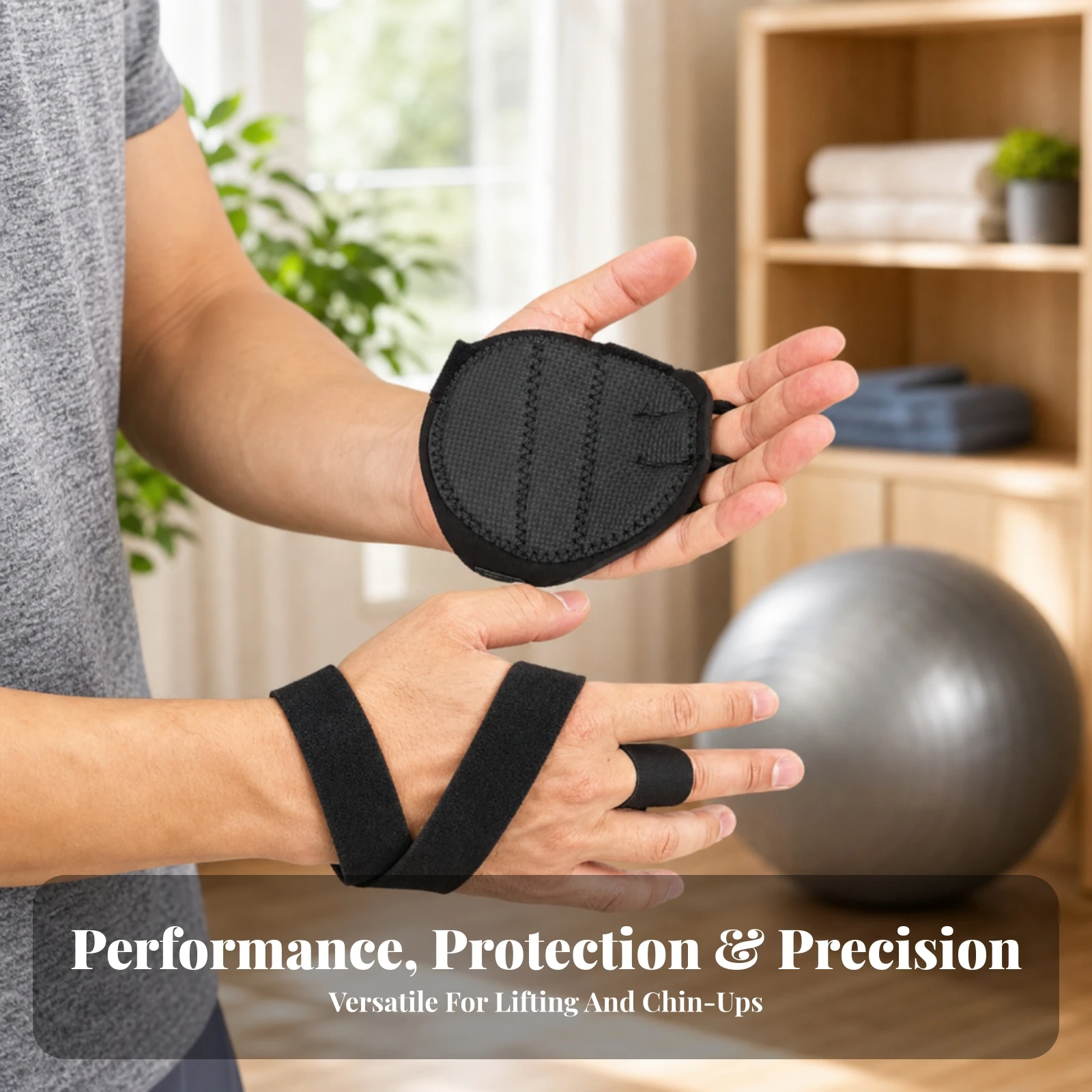 Palm Guard with Wrist Strap No - Weightlifting Gloves review and price