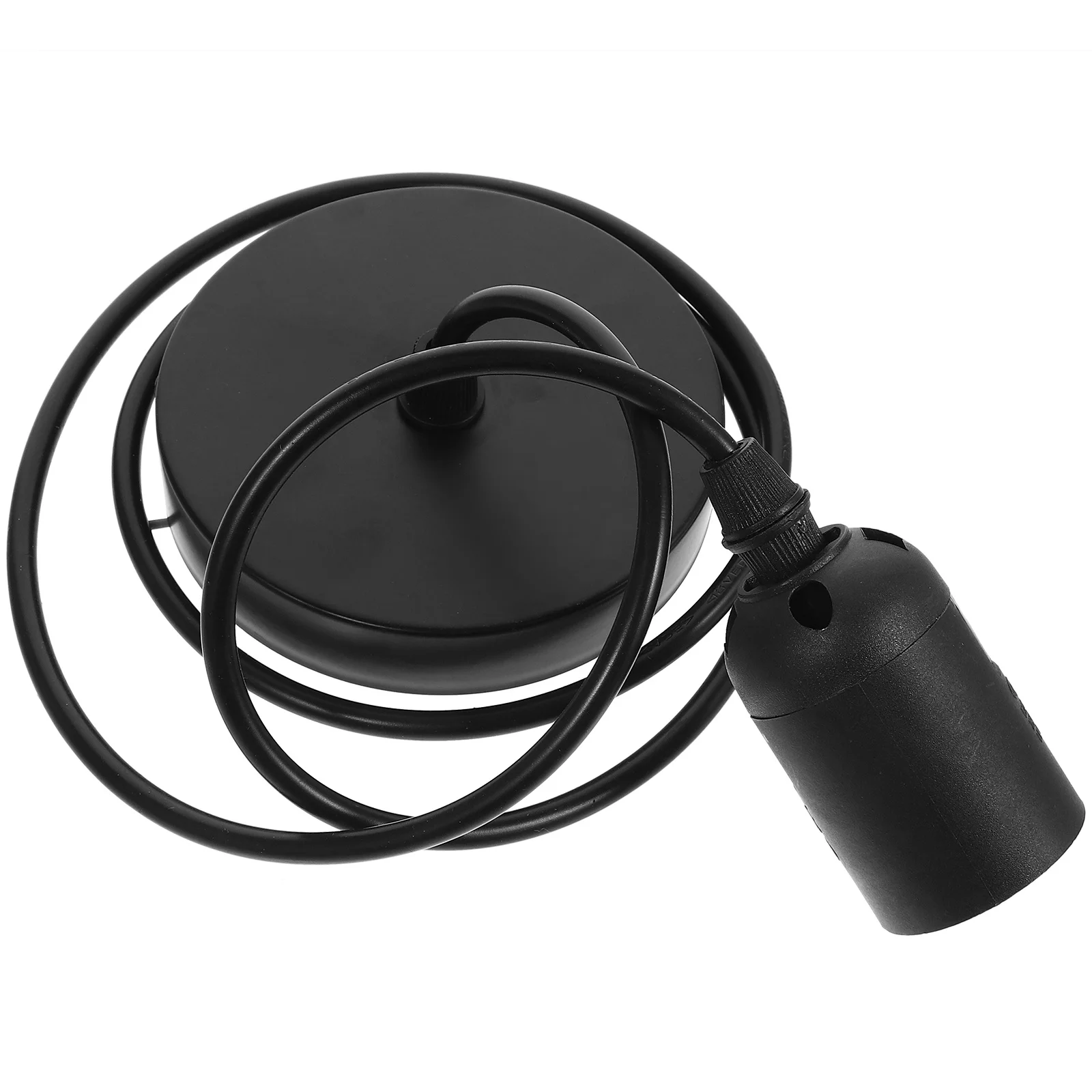 

E27 Lamp Holder Socket Plastic Pendant Light Ceiling Fixture Replacement Hanging Cord Socket Chandelier Bulb Base Led