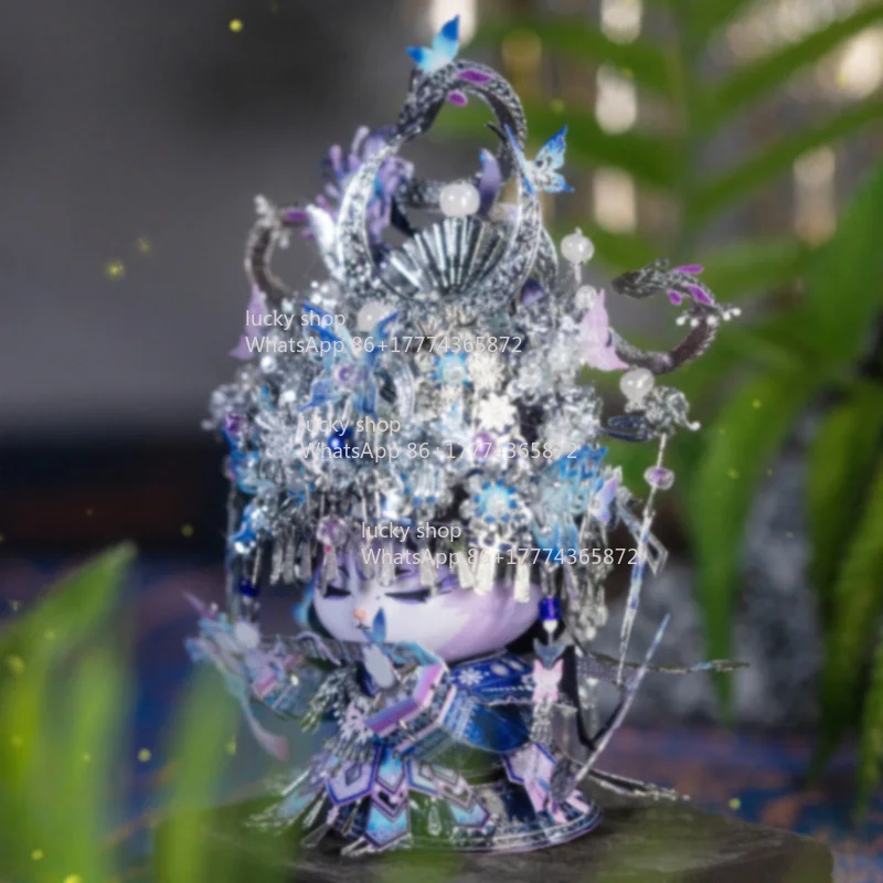 

Meow Ornament Gift 3D Three-dimensional Puzzle Metal Assembly Model Handmade