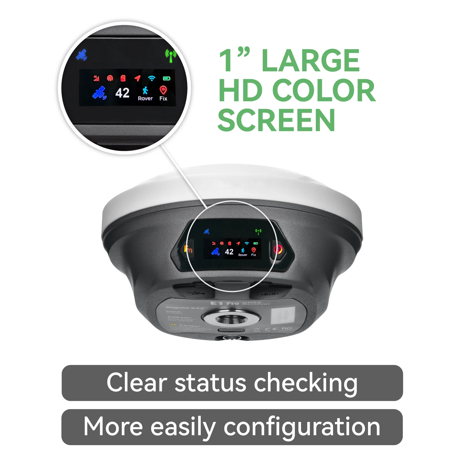 Base And Rover Set With  Screen Preloaded Mapping Software Customization Available