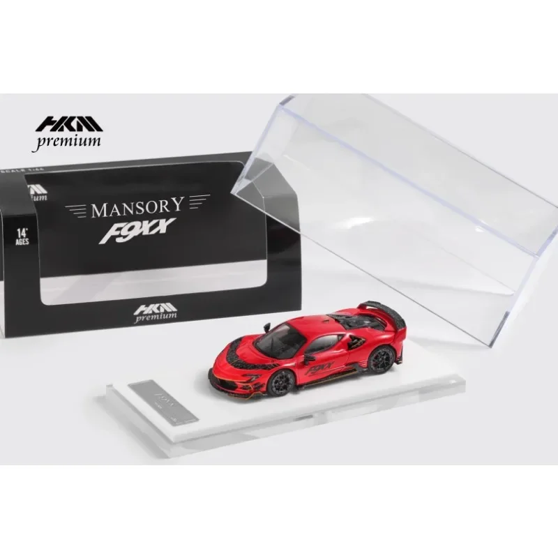 HKM-Collection de jouets décoratifs pour enfants, Masari SF90, supercar modifiée, modèle en alliage, cadeaux de vacances pour enfants, 1/64