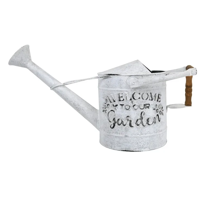 wrought iron watering can European retro old bucket, garden flower ware, gardening jewelry, ornament