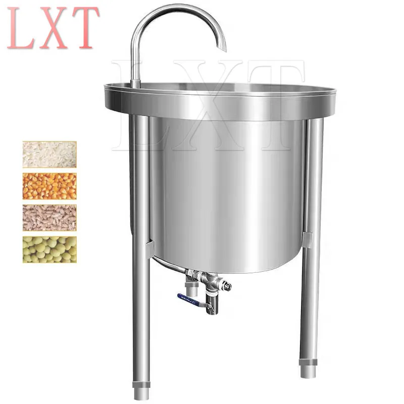 Fully Automatic Stainless Steel Rice Washing Machine Large Hydraulic 25kg