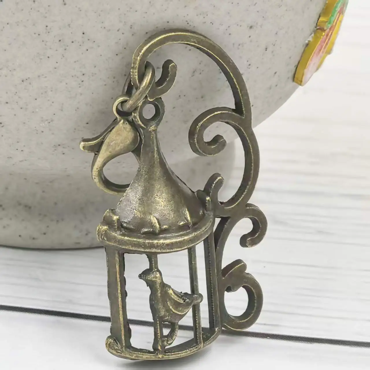 Wholesale 50PCS New Charm Pendants Cage for Bird DIY Crafts Jewelry Accessories Creative Handmade Supplies