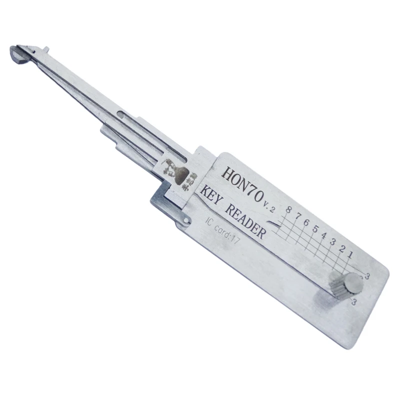 Lishi HON70 V.2 Key Reader Locksmith Tool Flat Milling for Honda Motorcycle Models