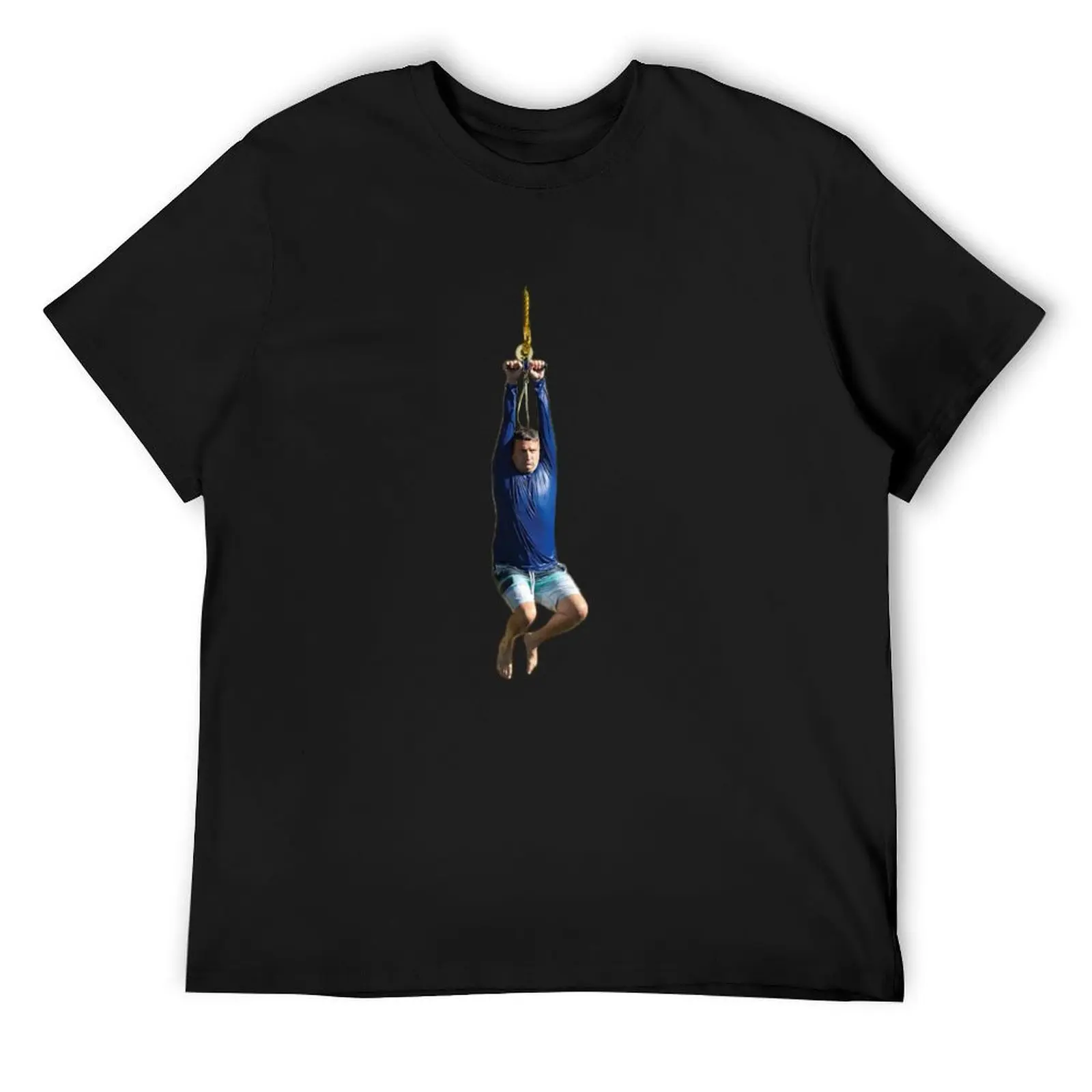 Tim robinson, creo que debe dejar la escena de la línea con cremallera, camiseta, ropa de verano, camisetas gráficas de baloncesto, camiseta de diseñador para hombre