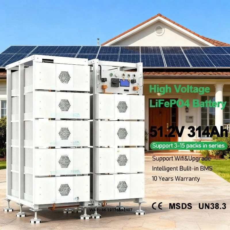 High Voltage Split Hybrid Grid Lithium Battery 100KWh 200KWh 225KWh Deep Cycle Storage Battery Pack