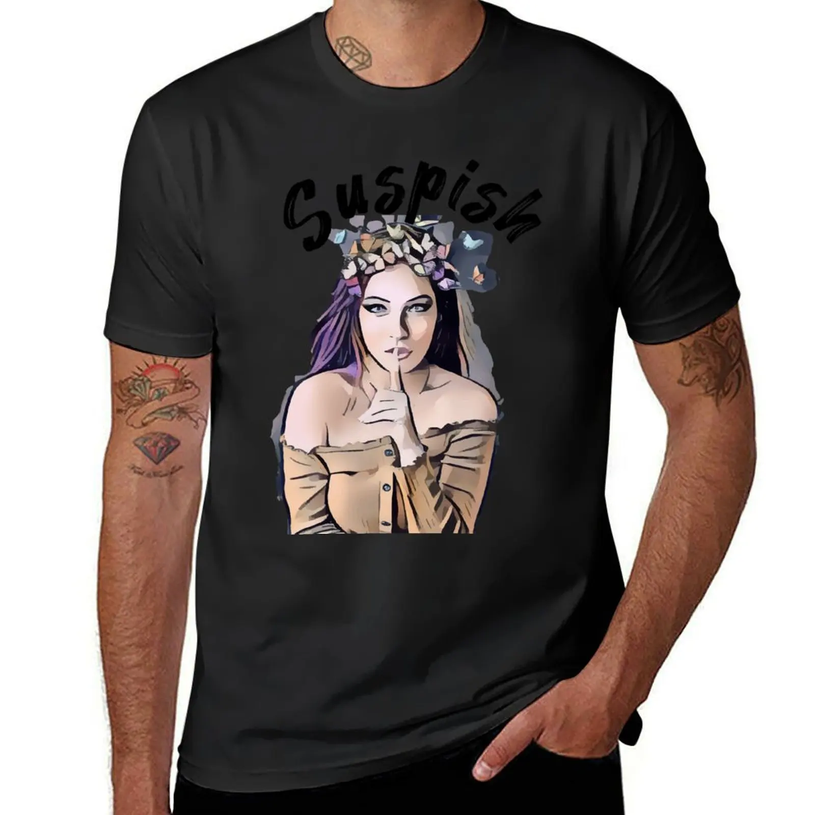

Suspish T-Shirt affliction shirts vintage graphic tee cotton man t-shirts t shirts men