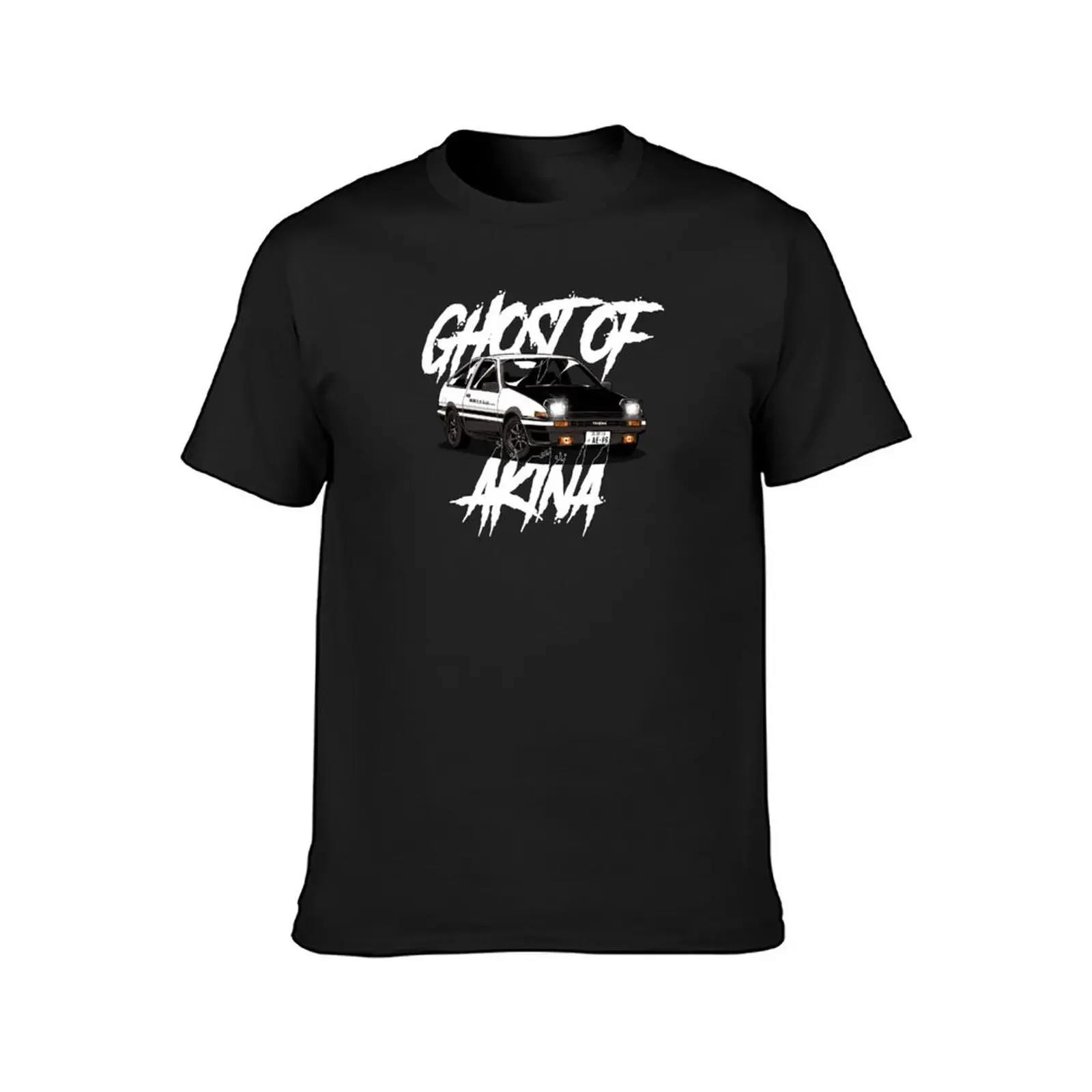 Ae86 Fujiwara Ghost of Akina T-Shirt anime clothes graphic t shirts vintage clothes clothes for men