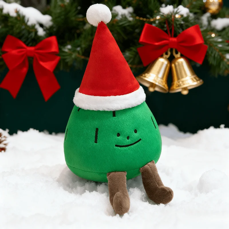 Christmas Tree Plush Pillow Soft Fir Tree Decoration Holiday Home Decor Gift