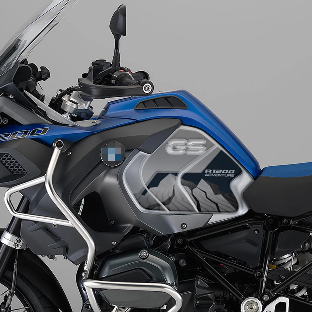 For BMW R 1200 GS ADV 2018-2023 3D Resin Sticker Waterproof Scratch-Resistant Motorcycle Side Tank Pad Protective Sticker