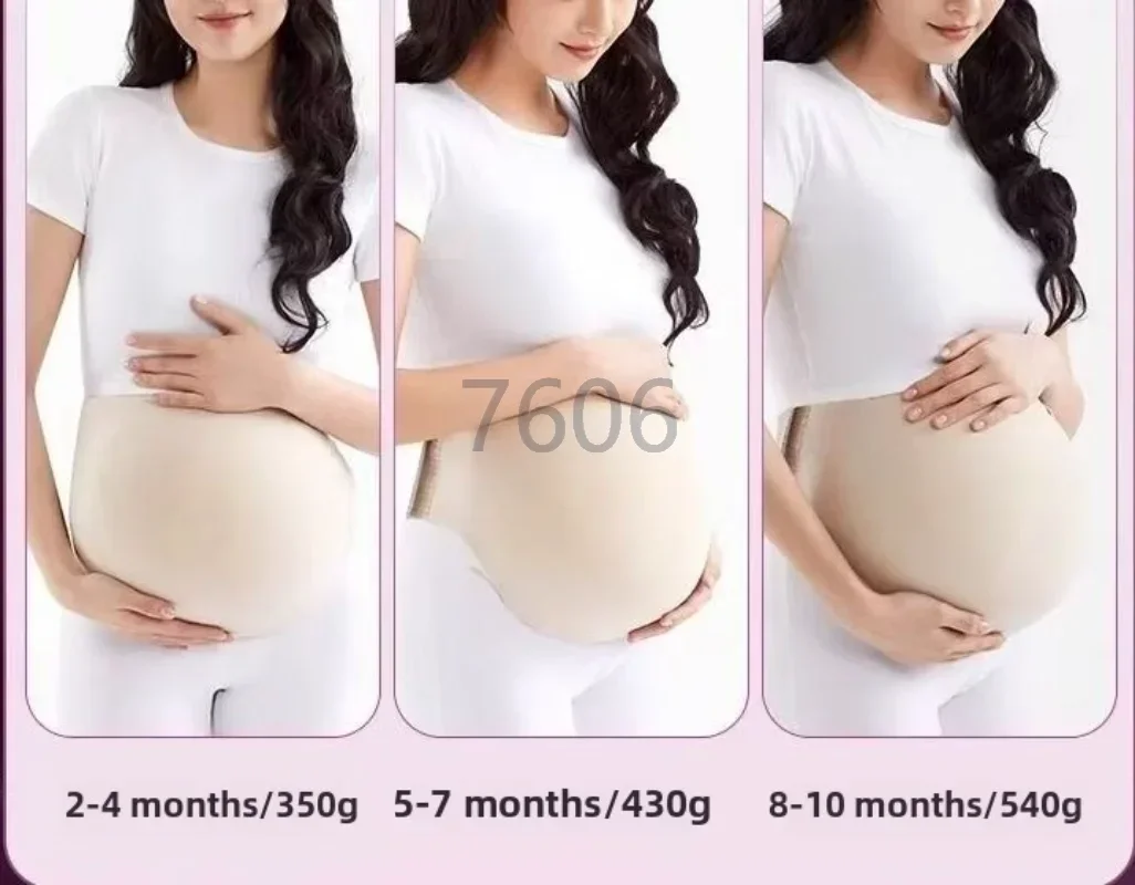 Fake Pregnancy Belly Lightweight Memory Sponge Pregnant Bump Artificial Baby Tummy Belly Stage Movie Actors Photography Props