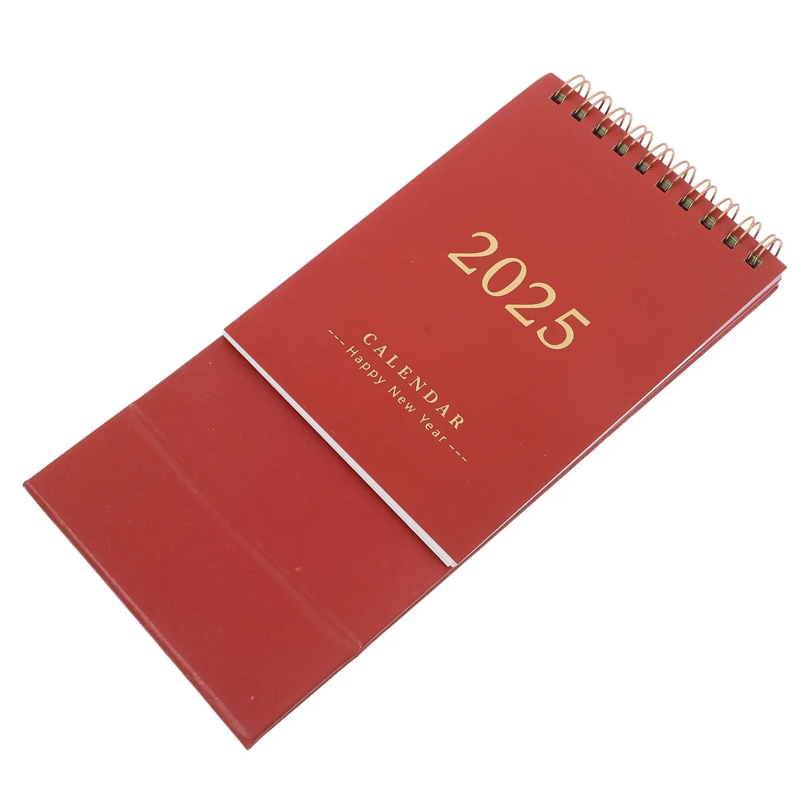 2025 Meja Kecil Kalender Meja Kertas Lipat Kantor Perencana Kecil Mini Berdiri Meja Bulanan Atas Kalender Bulanan Tampilan Vertikal