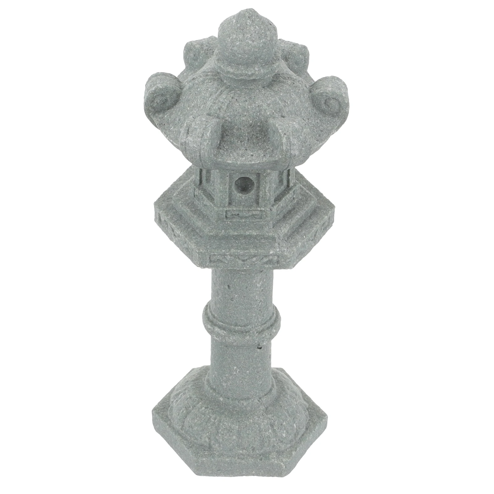 

Stone Lantern naments Durable Simple Realistic Mini Pagoda Statue Decorative Figurines Decoration Pagoda Figurines