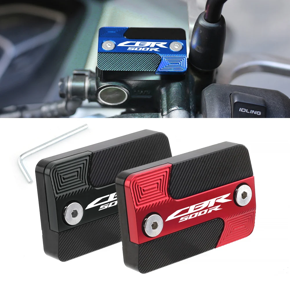 For Honda CBR500R CBR 500R 500 R 2010-2023 CNC Front Brake Reservoir Fluid Oil Tank Cover Motorcycle Accessories