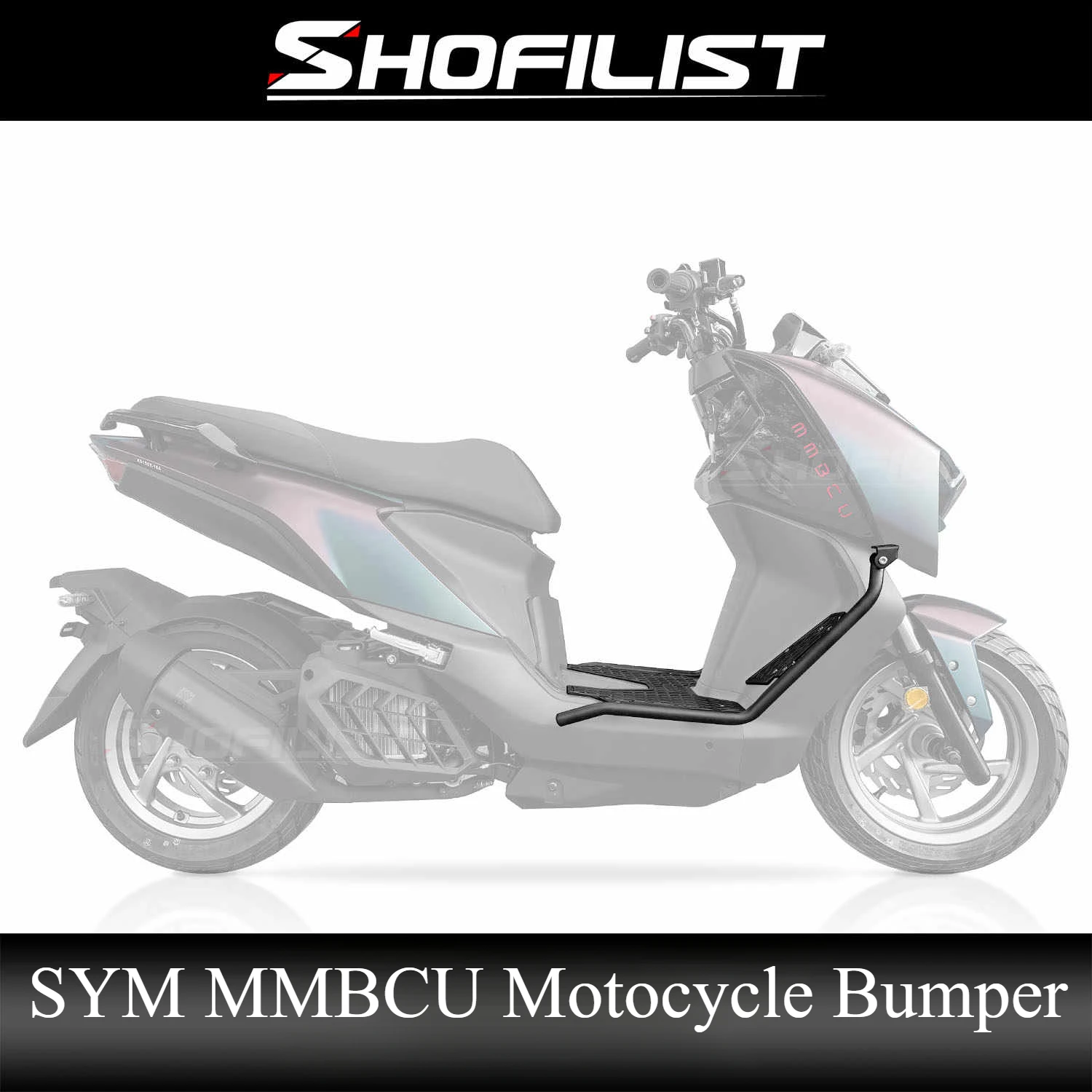 

For SYM MMBCU Motocycle Bumper Engine Guard Crash Bar Protection Bumper Guards Buffer Fairing Frame Fuel Tank Protection