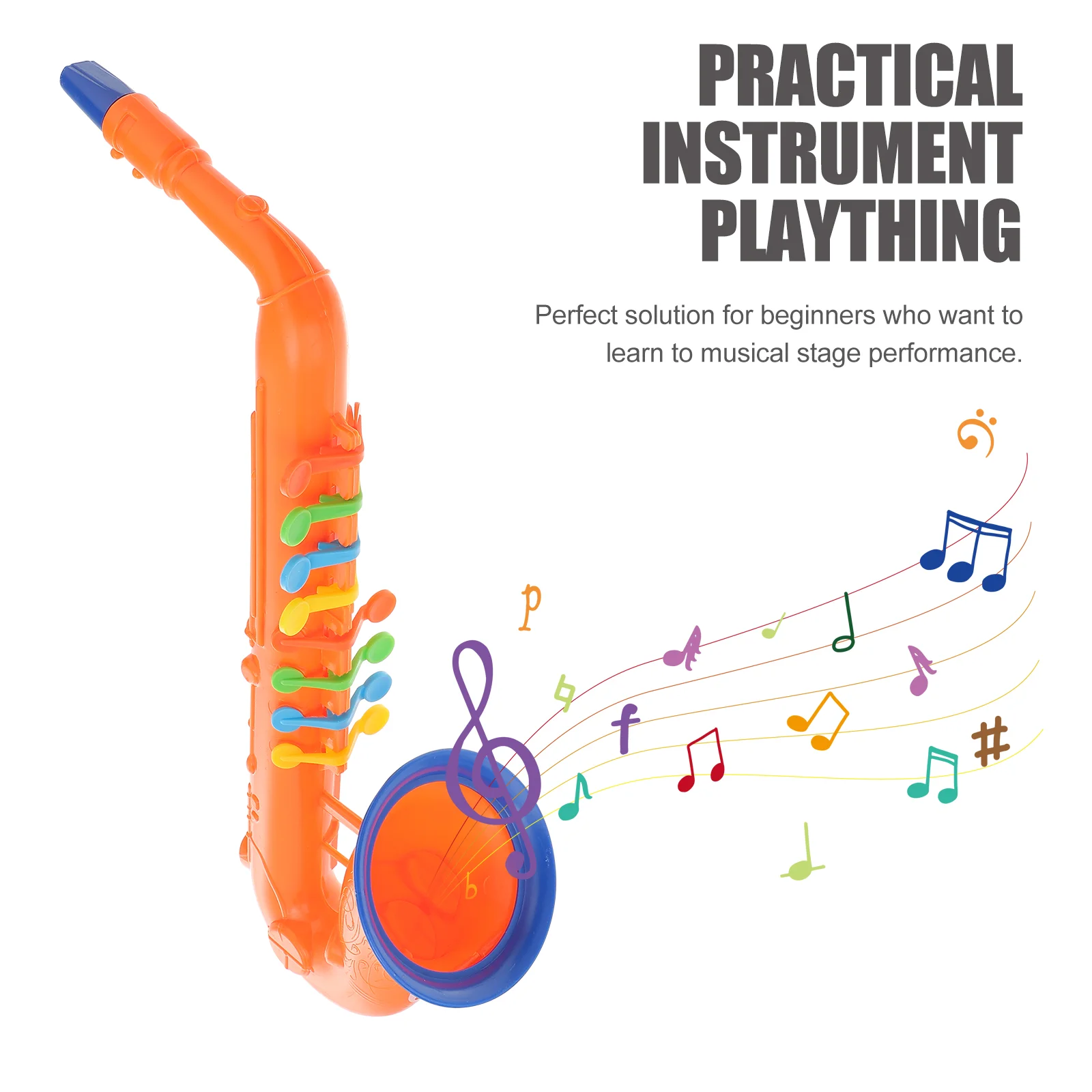 Juguete Musical simulado, instrumento educativo portátil para niñas y niños, modelo de plástico divertido para bebés