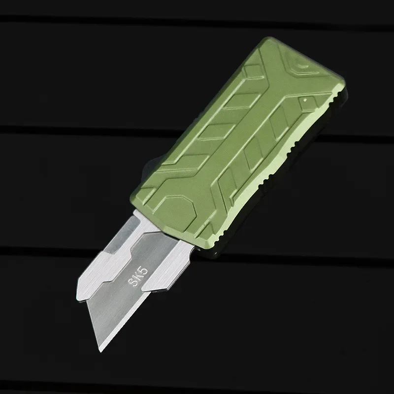 

Художественный нож для резки бумаги, курьерский карманный нож с лезвием SK5, авиационная алюминиевая ручка, портативный многофункциональный нож для инструментов