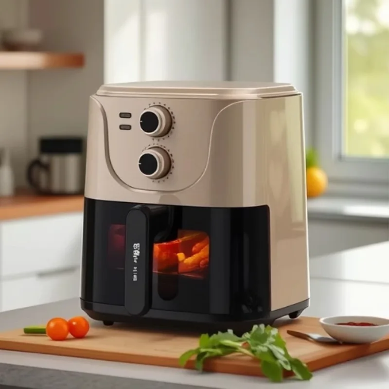 

Intelligent air fryer, multi-functional household large-capacity fumes-free electric oven, no reverse visualization