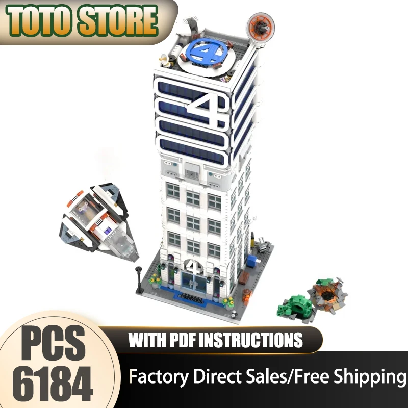 

Строительные блоки Moc, классическая космическая академия, модель, технология, кирпичи, сделай сам, вид на улицу, модель в сборе, игрушки, подарки для заключения