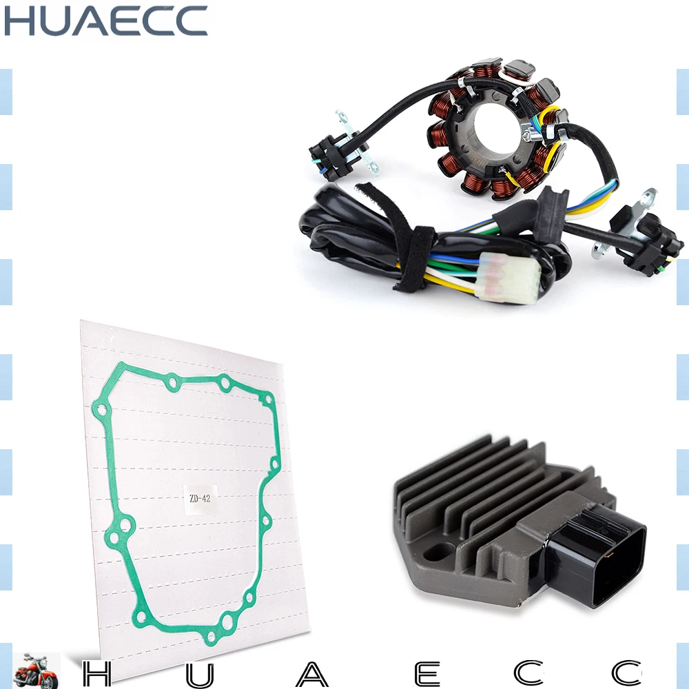 

For Honda CRF250 CRF250R 2010 2011 2012 31120-MEN-A42 31600-MEN-A31 11395-KRN-A40 Stator Coil + Gasket + Regulator Rectifier
