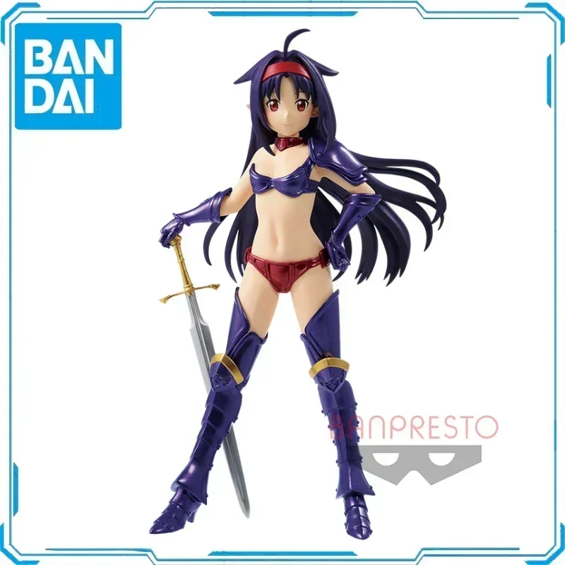 In Stock Original Bandai BANPRESTO EXQ Konno Yuuki Bikini Armor Ver.Action Figure Animation Toy Model Collector Hobby Genuine