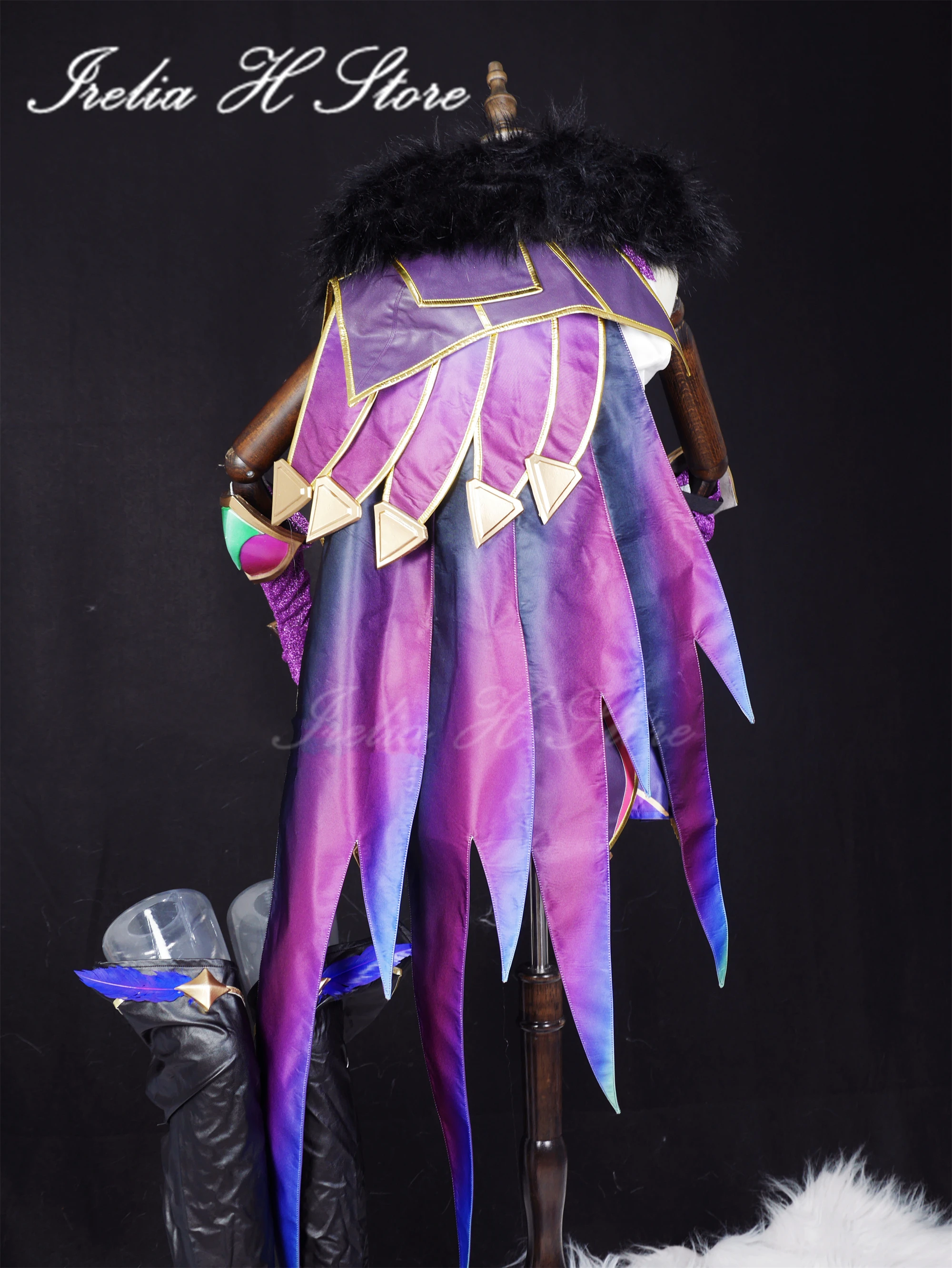 Irelia H Store Custom size made Star Guardian Xayah Cosplay Costume Full set Halloween costumes cloak dress female