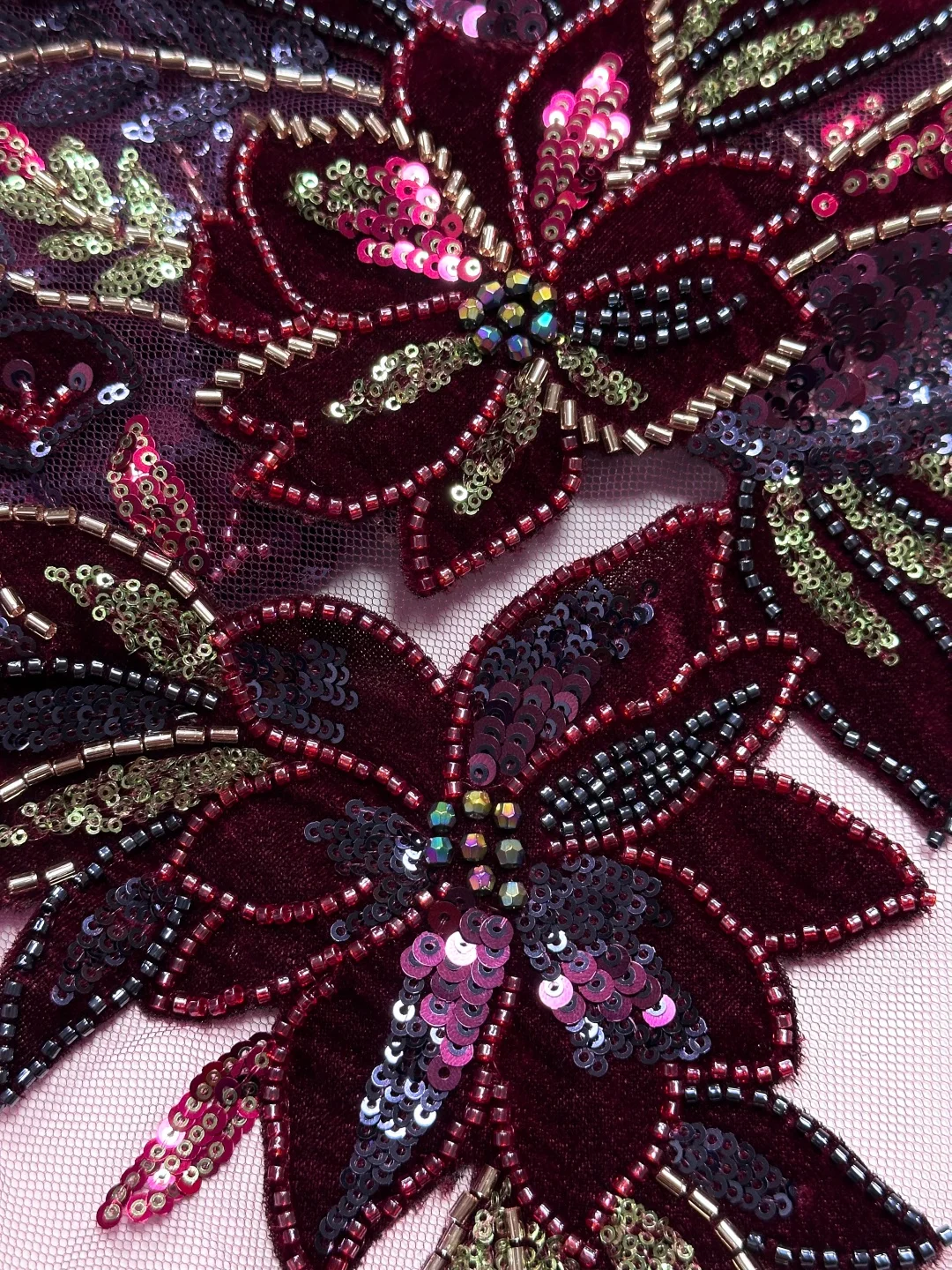 2026 Luxurious Wedding Dress Fabric, Elegant Popular Ultra Soft Velvet lace With Stones - High Quality Austria Latest U_Ge3298 view 5