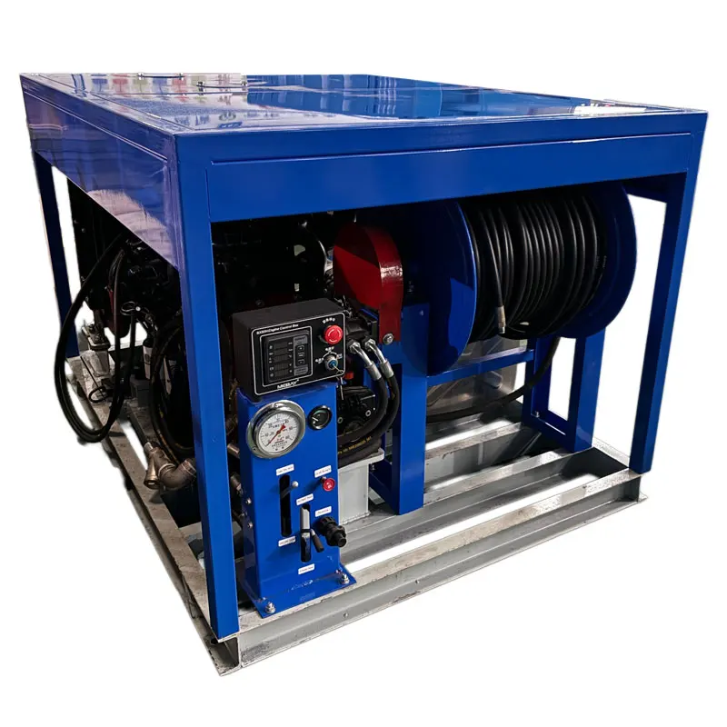Diesel Driven Heavy Duty Drain Unclogging Machine Industrial Pipeline Dredger For Urban Wastewater Pipe Clearing