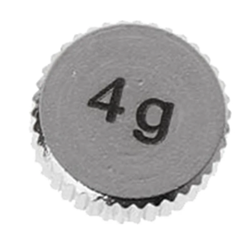 M16K-4X Headshell 4G Shell Weight Turntable Metal Electric Instrument Parts For SL1200 SL1210 MK2 3 5 M5G Stylus DJ,Silver