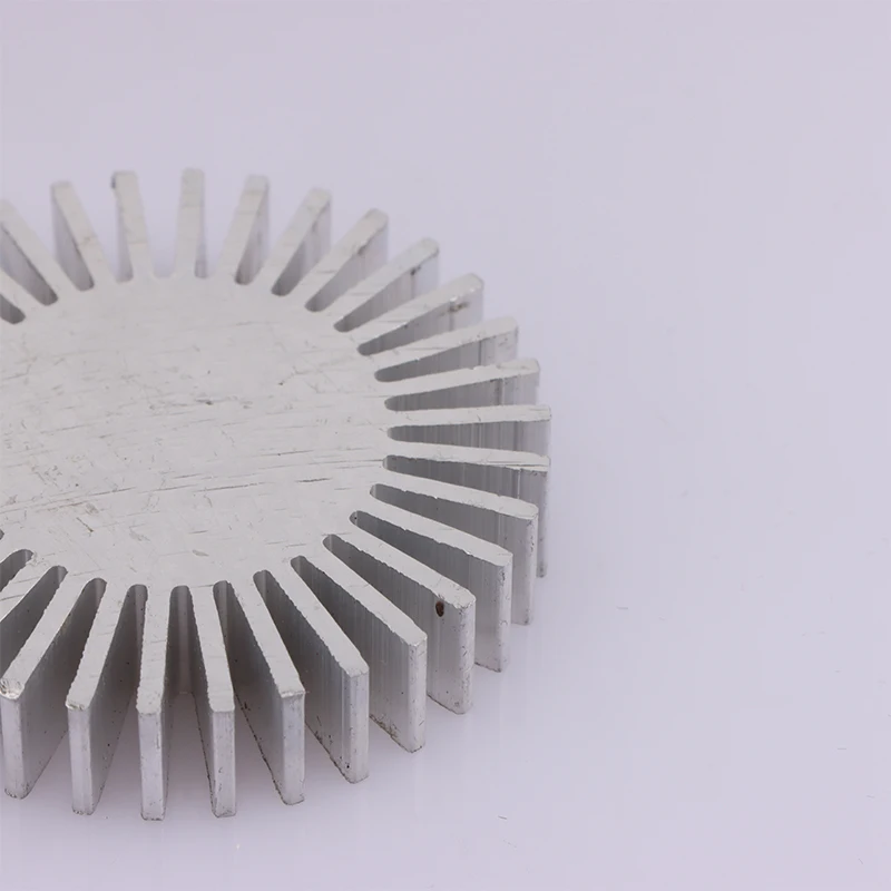 /KQM/Alloy Aluminum COB Radiator Diameter 50mm 3~7W High Power Led Heatsink Sunflower Solid Radiator Round